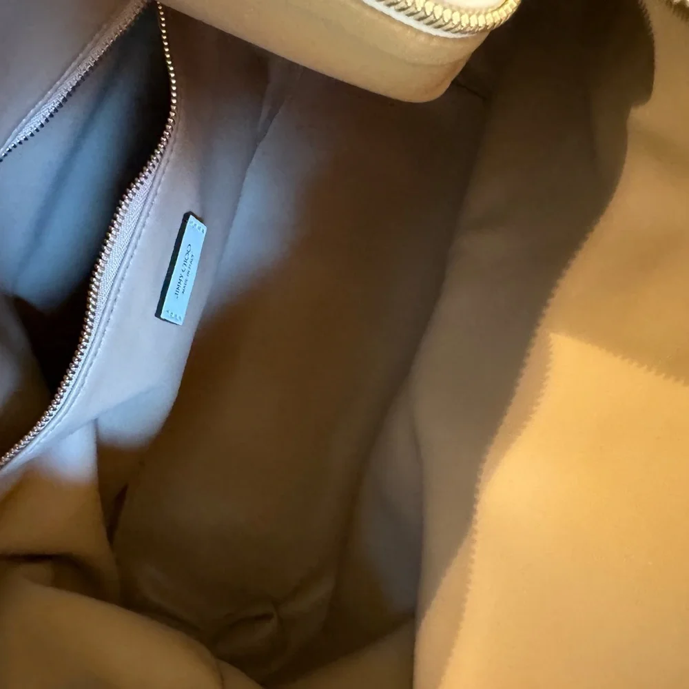 Like NEW Jimmy Choo MEDIUM soft hobo bag (cream)